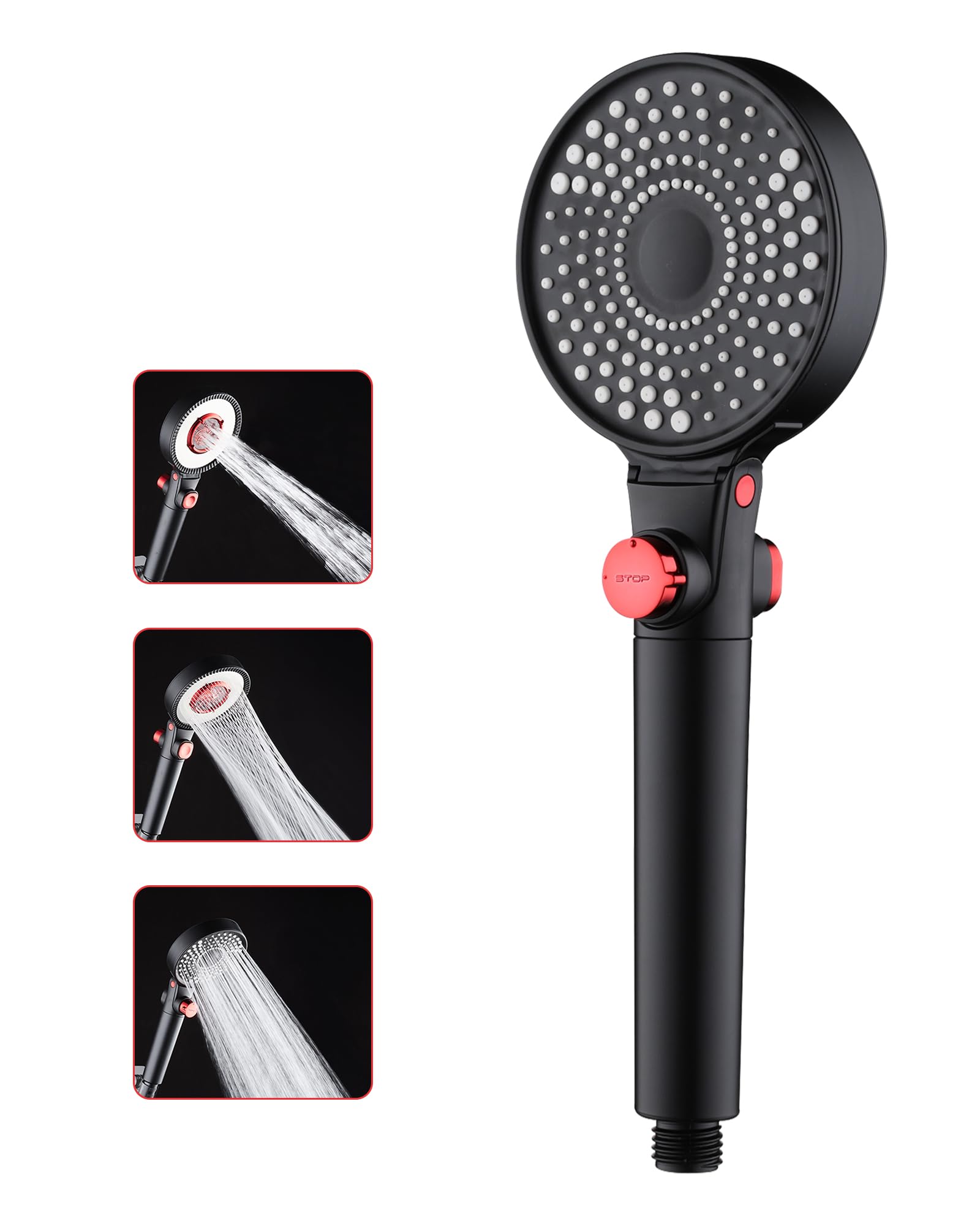 Duschkopf Mit Filter Und Massage - 4 Strahlarten & Wassersparend