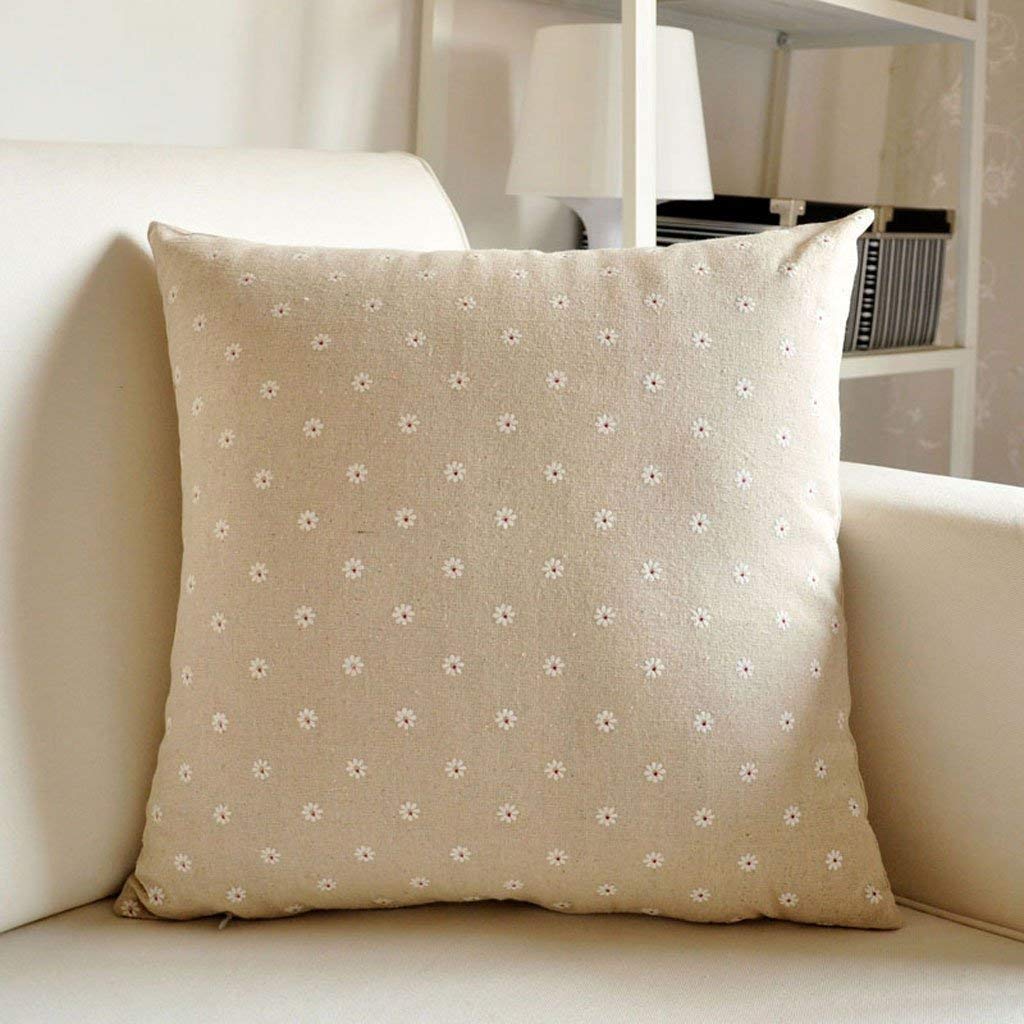 Coussin moderne coton lin Snug anti-mal de dos pour canape