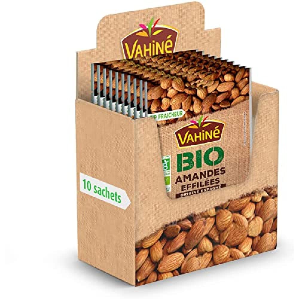 Vahine – Almendras, almendras orgánicas cónicas, 100 g, 10 unidades