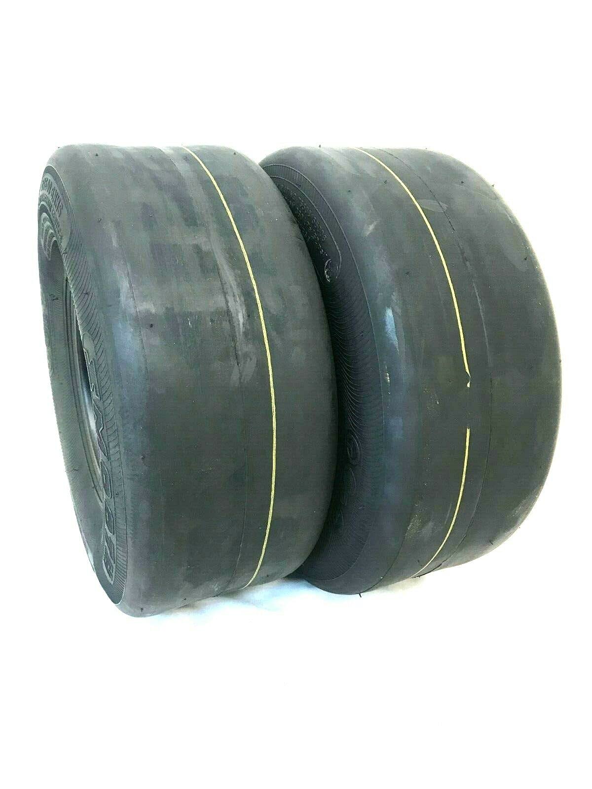 Two 13x5.00-6 Slick Smooth Lawn Tires Fits ZTR front tubeless 13x5-6