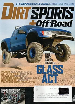 Dirt Sports + Off-Road June 2016 Magazine UTV SUSPENSION BUYER'S ...