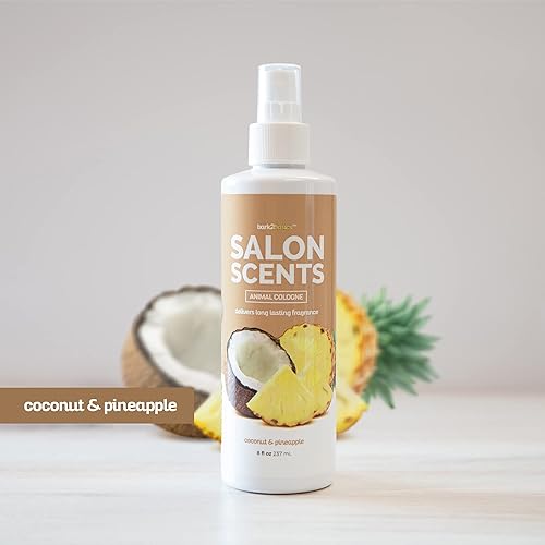 Miniatura 4 de Bark2Basics Salon Scents Colonia de aseo para mascotas, 8 onzas, perfume natural de grado profesional para perros y gatos, aerosol, larga duración,