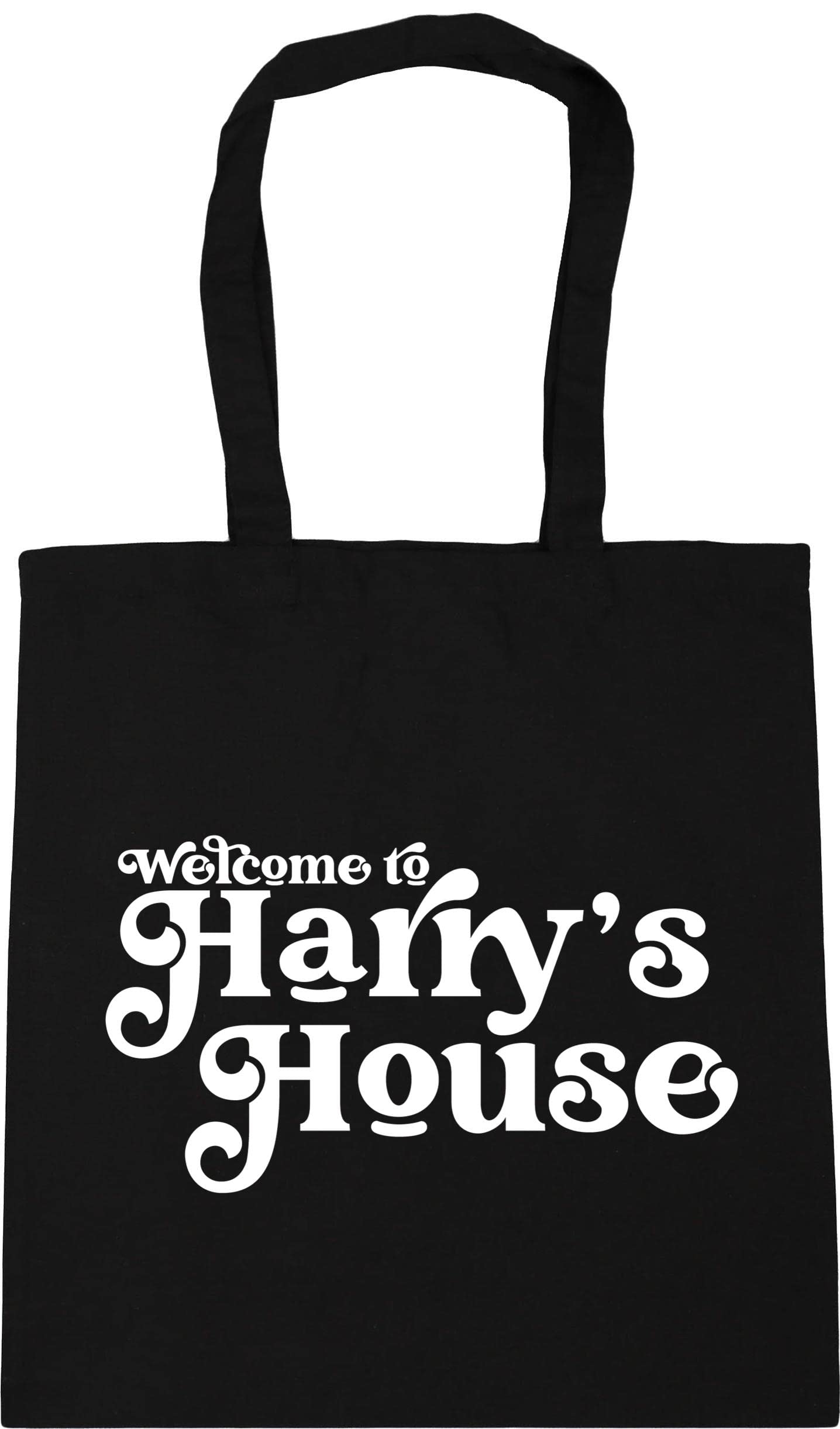 Hippowarehouse welcome to harry's house Tote Shopping Gym Beach Bag 42cm x38cm, 10 litres