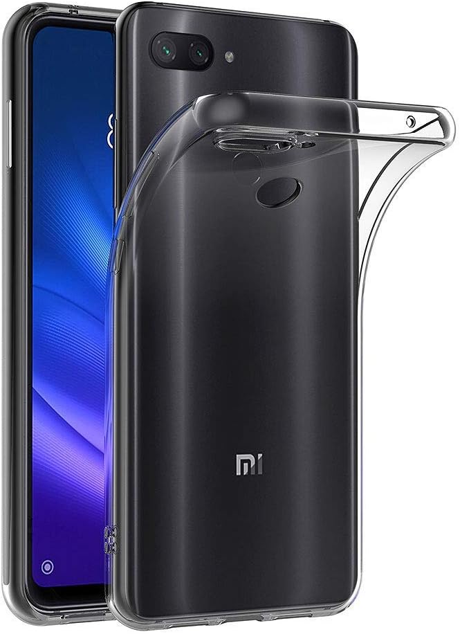 MaiJin Case for Xiaomi Mi 8 Lite (6.26 inch) Soft TPU Rubber Gel Bumper Transparent Back Cover