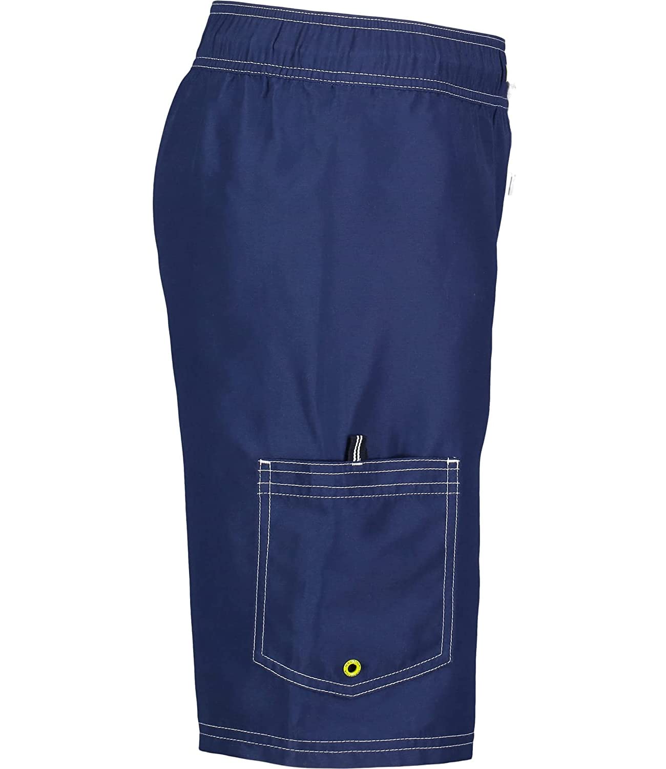 Nautica Boys' Swim Trunk with UPF 50+ Sun Protection, J Navy Stripe, 6