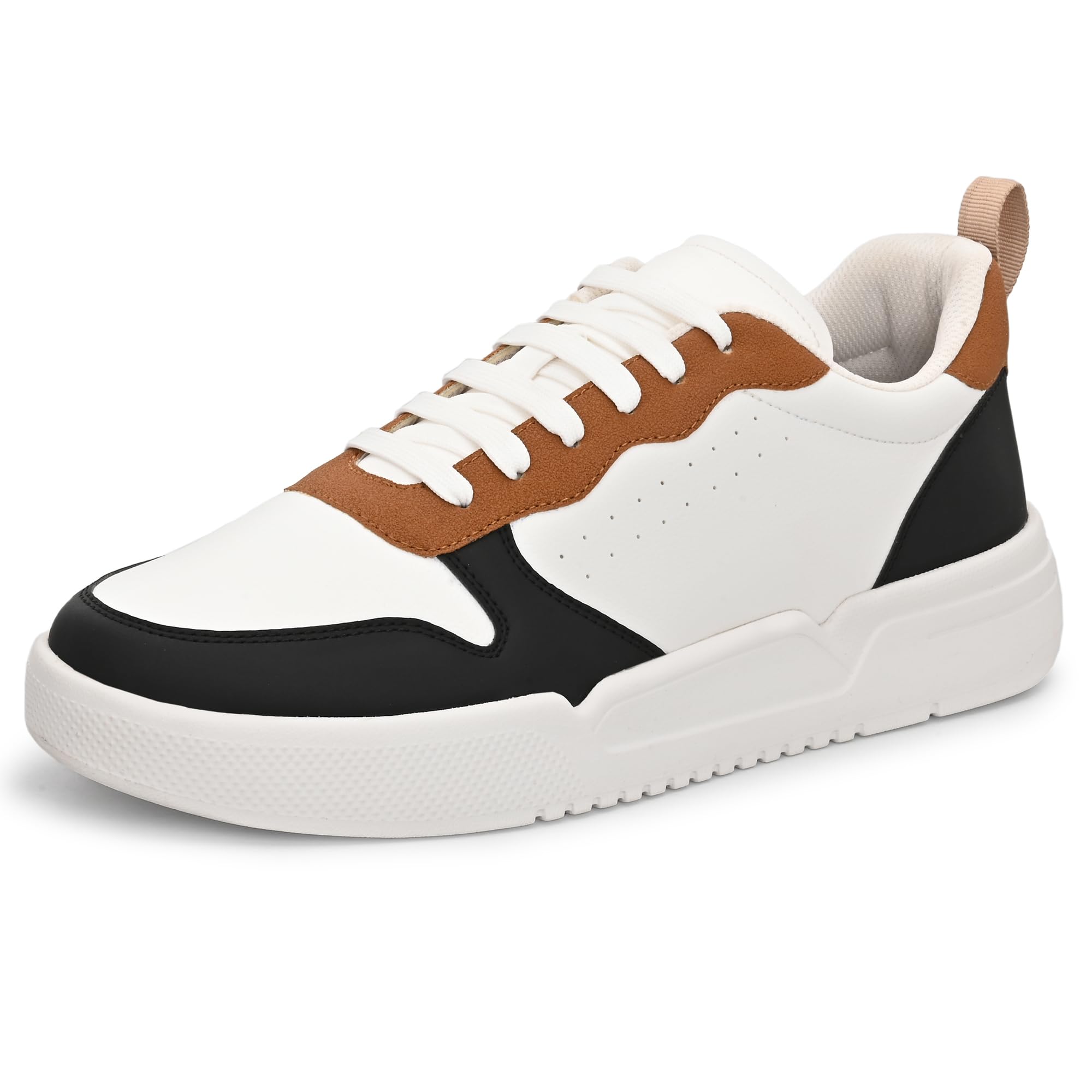 cruiser Men’s Sneakers | Color Block Casual Shoes | Trendy Lace-Up Chunky Platform Trainer Shoes with Panel Design for Casual, College,Party,Outing,Travel, Streetwear & Daily & Everyday Wear(2662)-picture-24