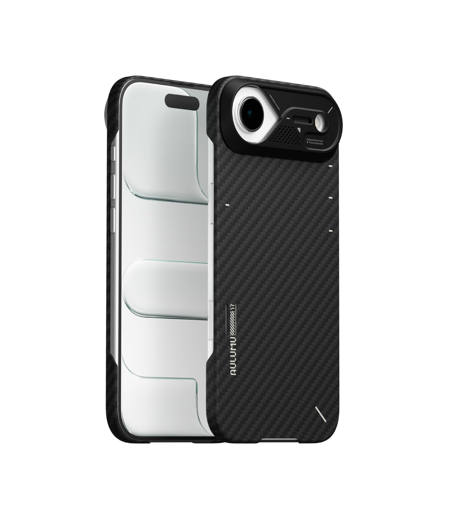 Aulumu A17 Aramid Fiber for iPhone 17 Air Case | 1500D Ultra Slim Woven | Compatible with MagSafe
