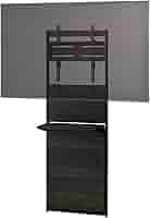 ハヤミ工産 テレビ壁掛金具 43V型まで対応 棚板1枚付きブラック EW-72B EW-72B 壁面スタンド | 製品情報 | HAMILeX（ハミレックス