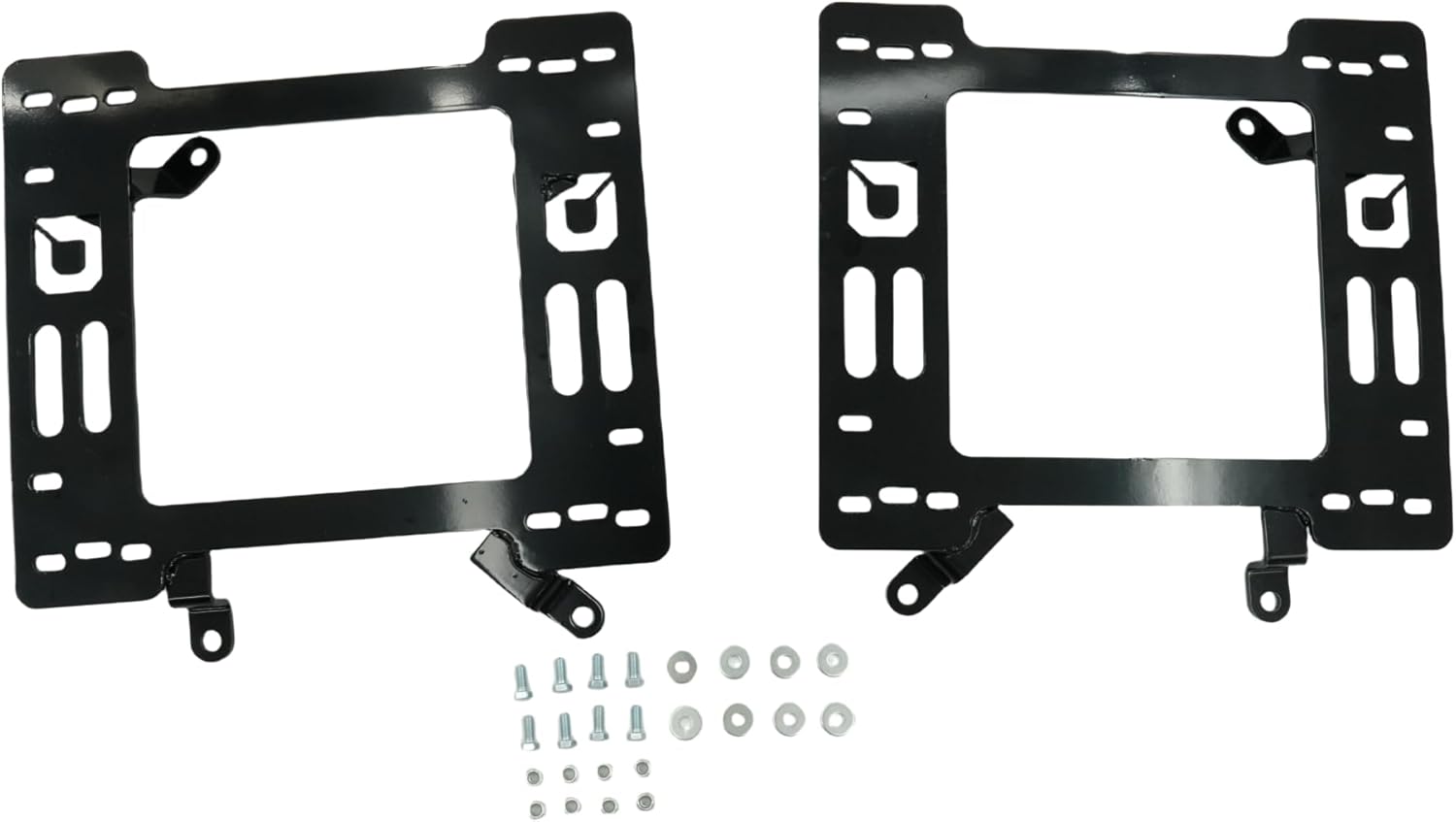 1 Pair Heavy-Duty 5mm Racing Seat Bracket Adapter for Ford Mustang Mustang & Cobra 1978-1998 Driver & Passenger