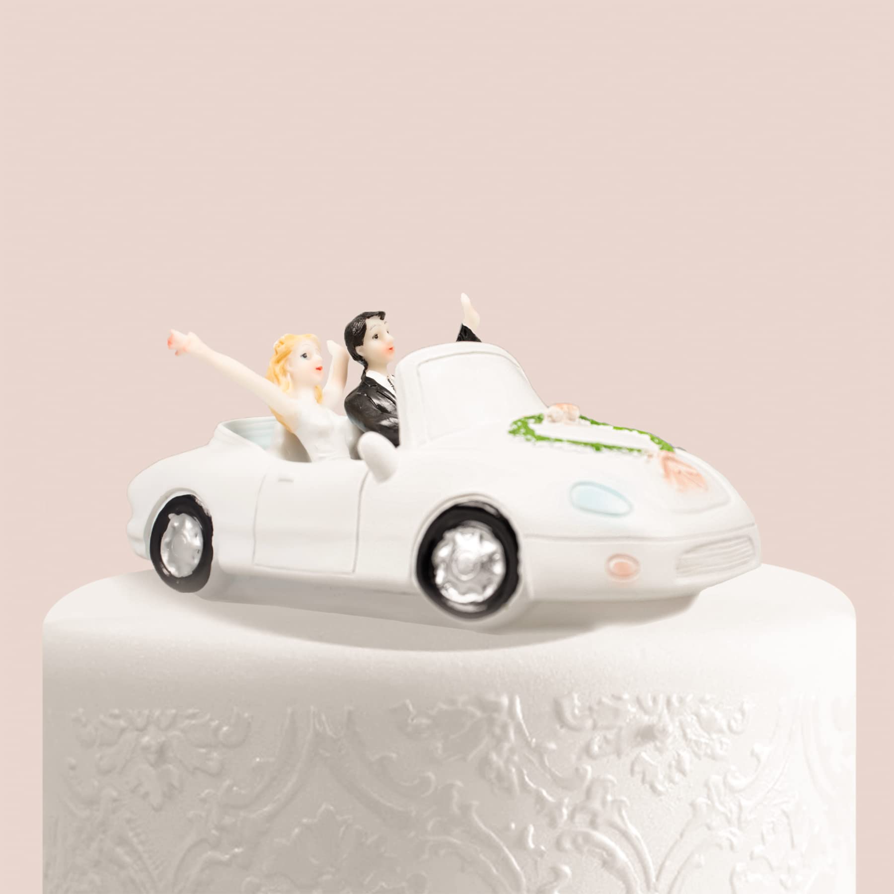 Amazon.co.jp: Musykrafties ウェディングケーキ トッパー 車で
