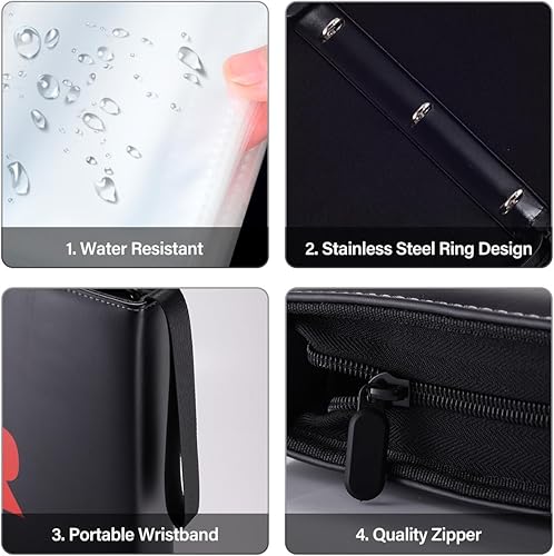 Miniatura 4 de JoyHood Carpeta de tarjetas para tarjetas PM, capacidad para 900 tarjetas, soporte para tarjetas coleccionables con mangas, álbum de tarjetas de