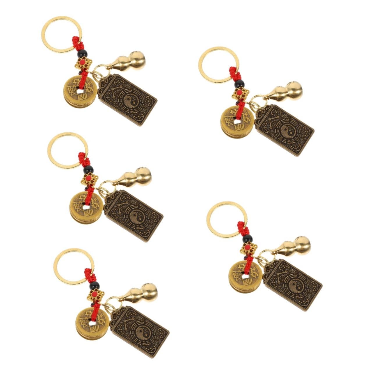 SDFsdfdS Wallet zipper pendant Feng Shui coin keychain bag