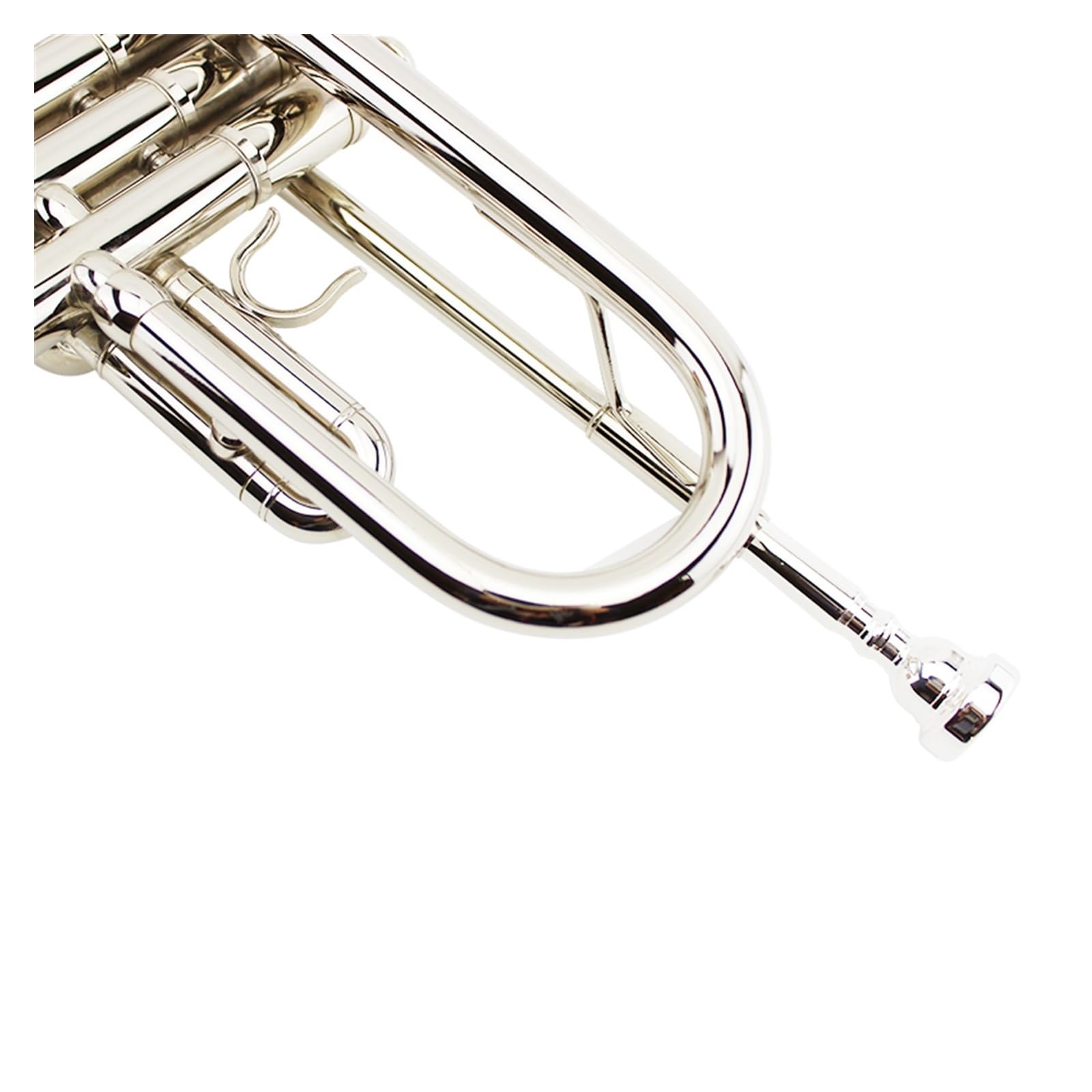 Trompete Trompeteninstrument aus vernickeltem Silber in B-Dur für Einsteiger und professionelle Bandspieler