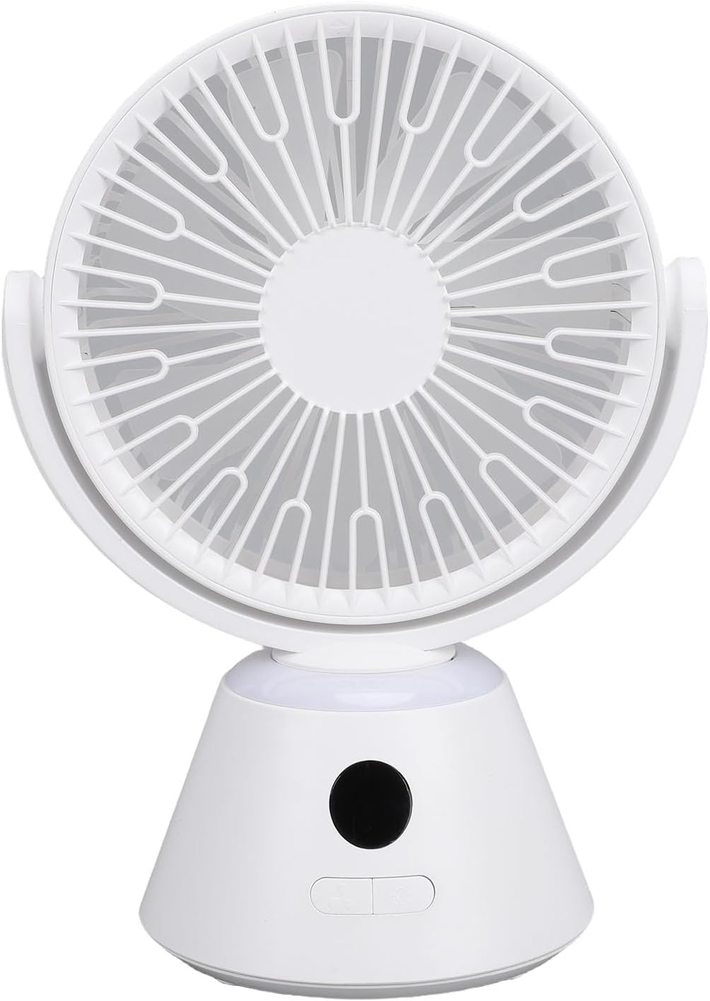 Zerodis Electric Fans 3 Speed Adjustable Digital Display Summer Table Fan Desktop Cooler Fan Hanging Cooling with Clamp for Home Office Camping Travel Mini Desk USB Rechargeable