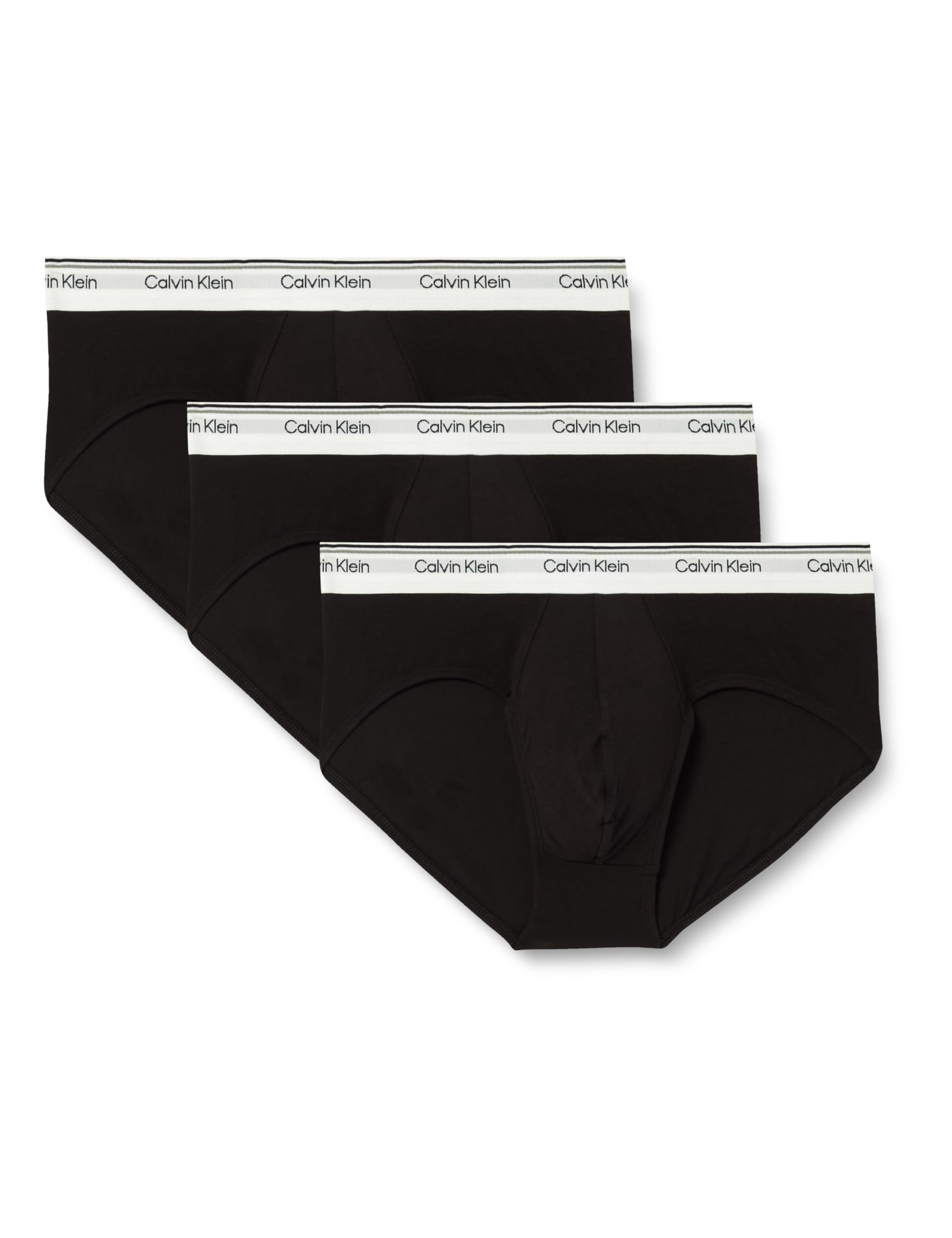 Calvin Klein HIP BRIEF 3PK Hip Brief Men's, BLACK (BLACK), M