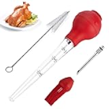 Turkey Baster, Premium Baster Tool for Cooking-Baster Syringe for Home Baking and Roaster Turkey, Include Detachable Silicone Bulb, 2 Meat Marinade Injector Needles for Thanksgiving