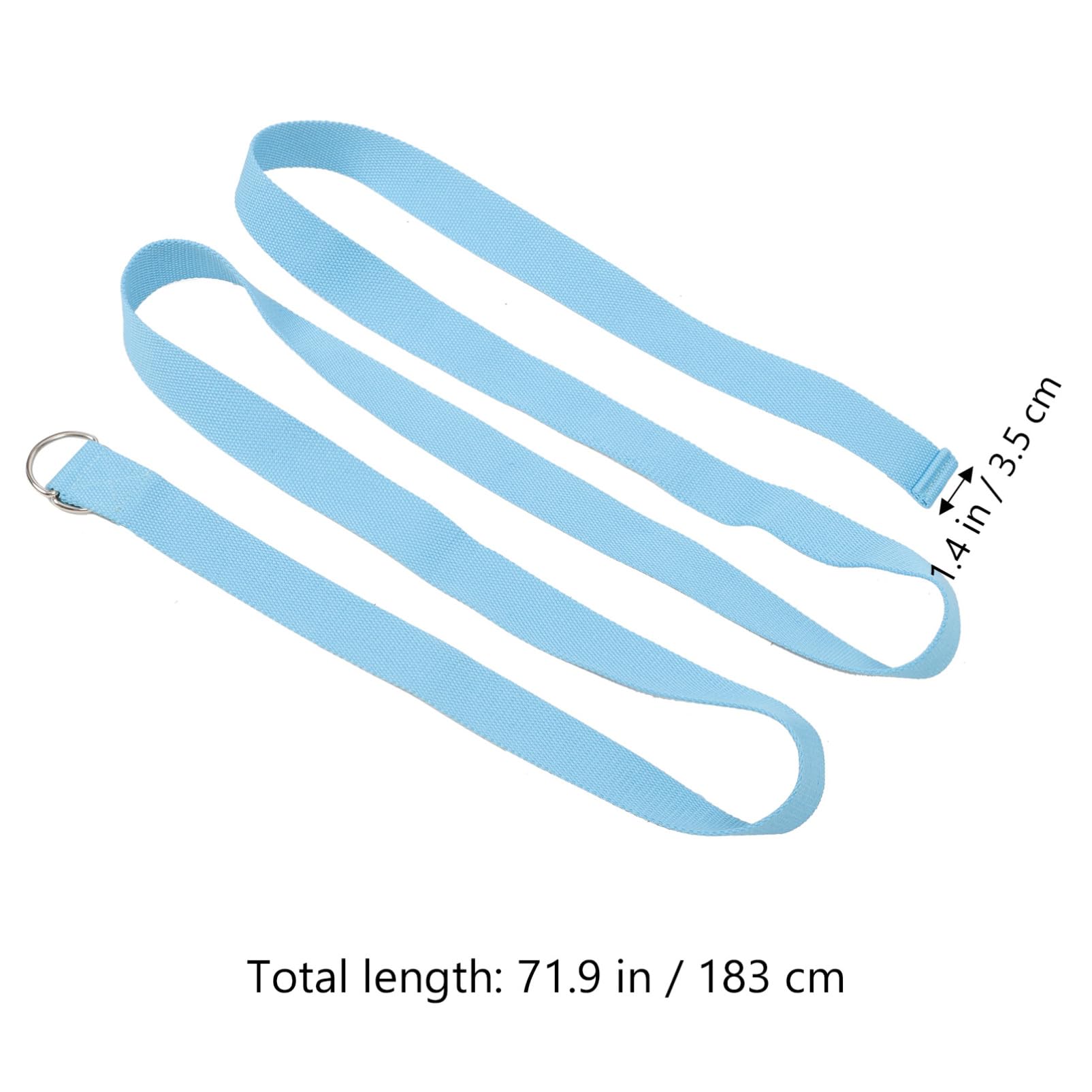 POPETPOP Daily Use Yoga Band Professional Stretching Strap Inelastic Bands Resistance Workout Accessory for Flexibility and Muscle Activation