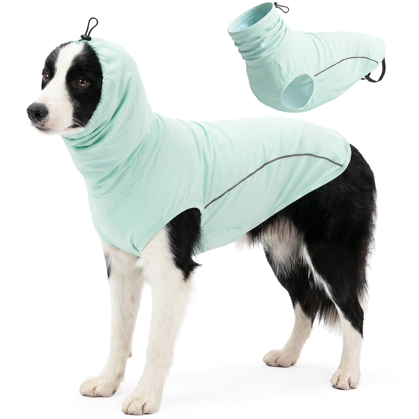 Dog Cooling Vest,Quick Dry Cooling Vest,Dog Cooling Shirt with UPF50+ Sun Protection,for Dogs Outdoor Hiking,Beach Trip,Travel Play,for Small, Medium & Large Dogs (Blue, XXL)