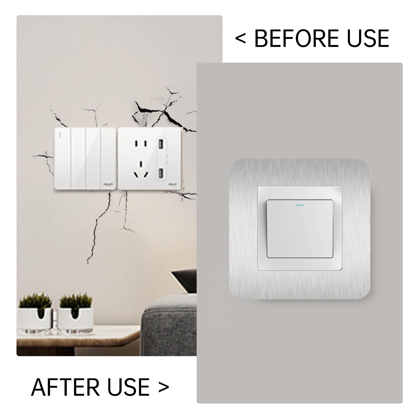 KUKUJIWA 8PCS Light Switch Surrounds - Image 4