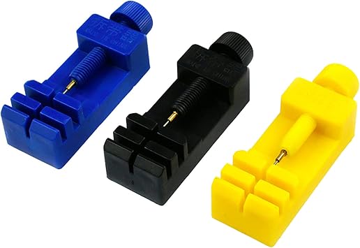 Watch Link Remover Watch Band Tool- Link Removal Tool Watch Pin Removal Tool Watch Sizing Tool Watch Band Link Remover Watch Band Remover Kit Professional, Yellow