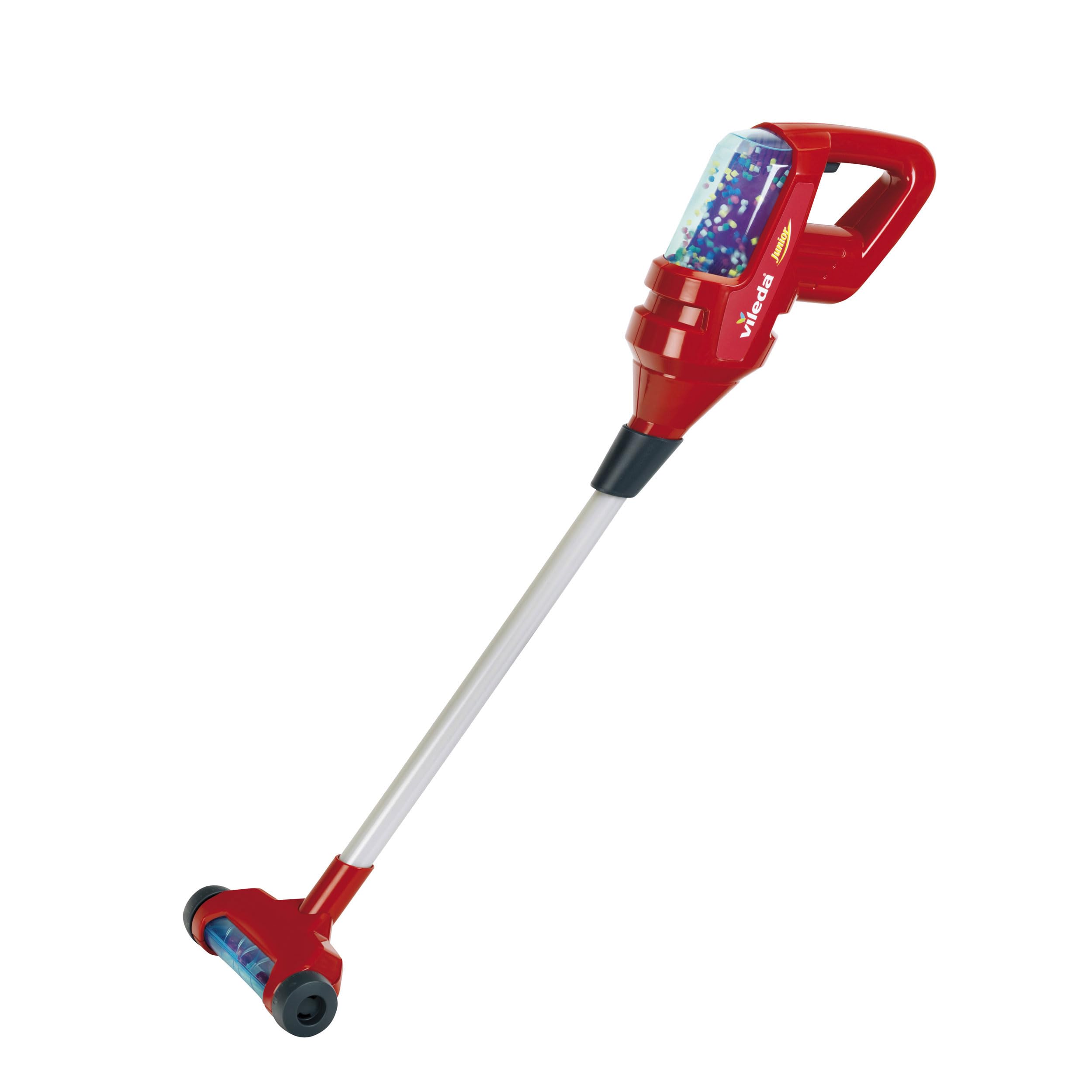 Theo Klein 6793 Vileda Upright vacuum cleaner with vortex function, sound and hand nozzle I Toys for children aged 3 and over