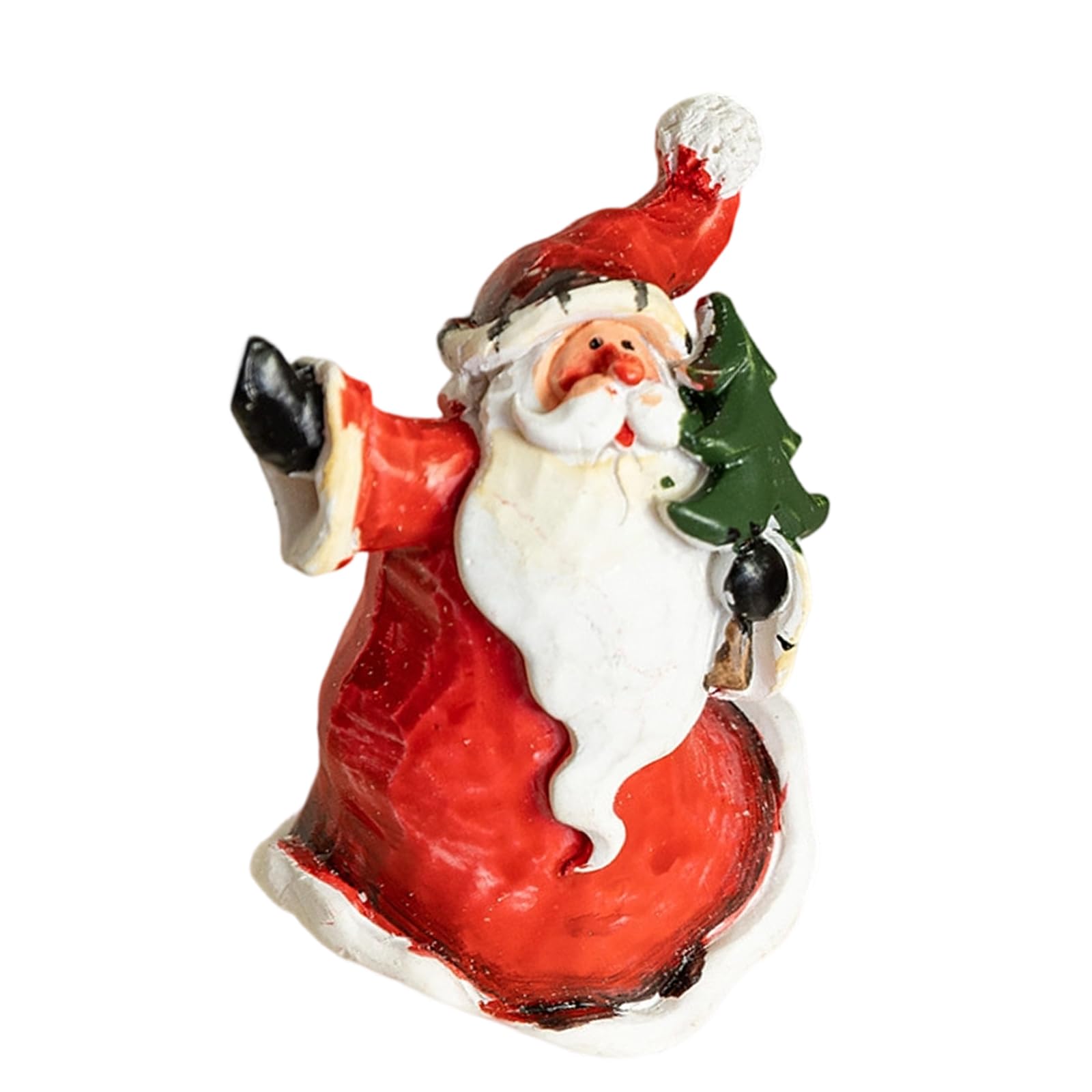 Elnwnnkc Santa Clauses Statue Christmas Decorative Figurines for Holiday Party Home Decors Christmas Figurine Figure Decorations Santa Clauses Figurine