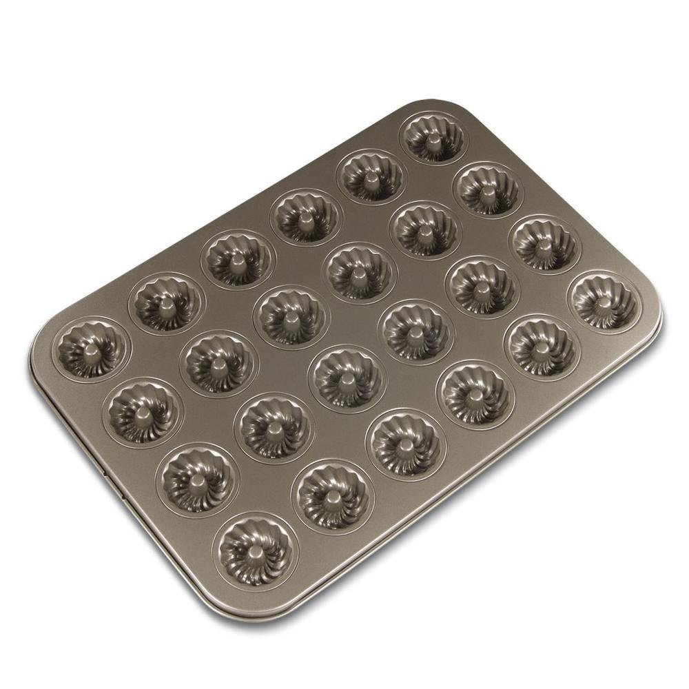Staedter - we love baking seria - blacha do pieczenia mini Guglhupf Confekt - 38 x 26 cm - na 24 mini ø 4,5 cm/wys. 1,5 cm - wysokiej jakości powłoka nieprzywierająca