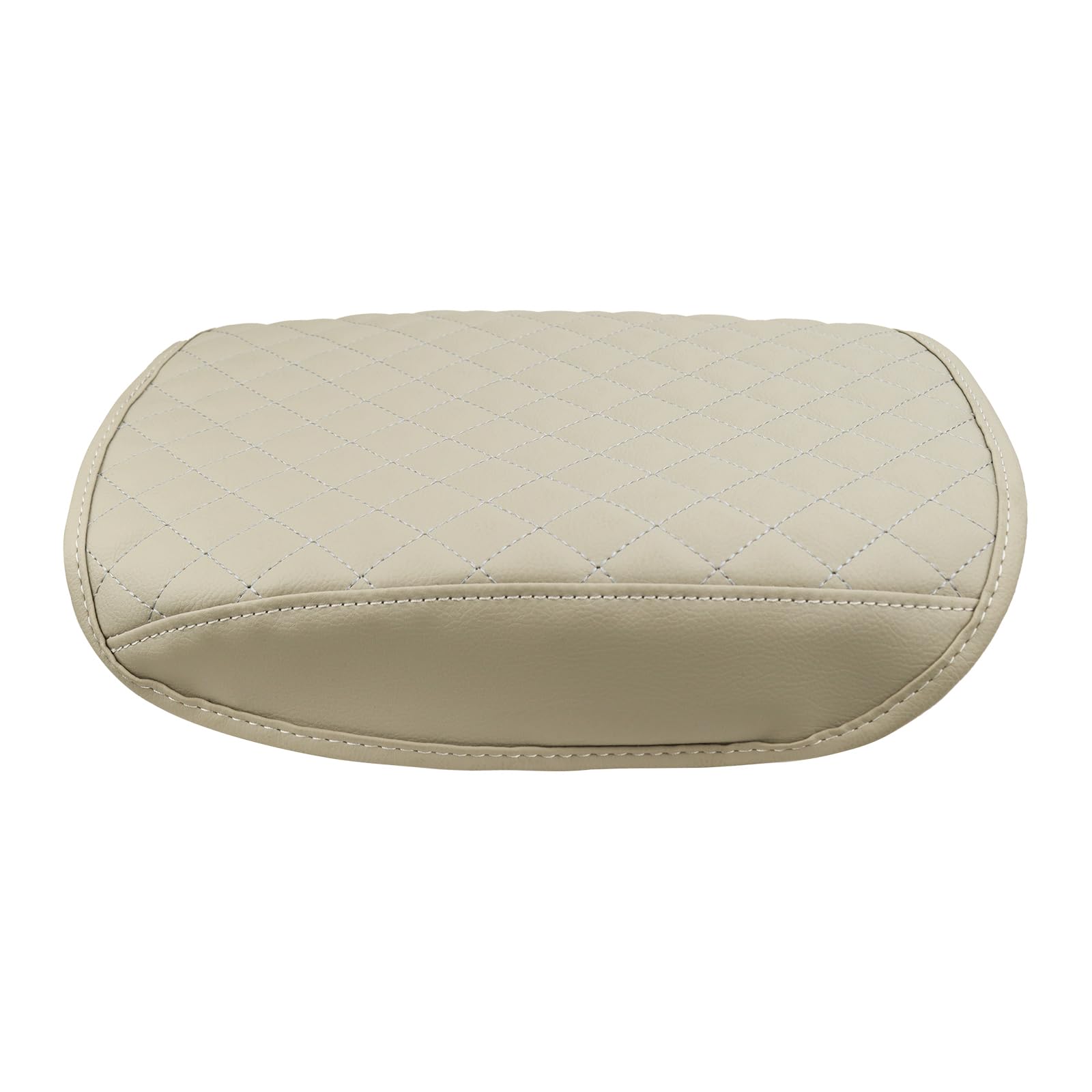 Center Console Cover for 2009-2015 Pilot, Comfortable Armrest Cover Protector Customized Car Accessories, Well-Make PVC Leather Armrest lid Cover for 2009-2015 Pilot (Beige)