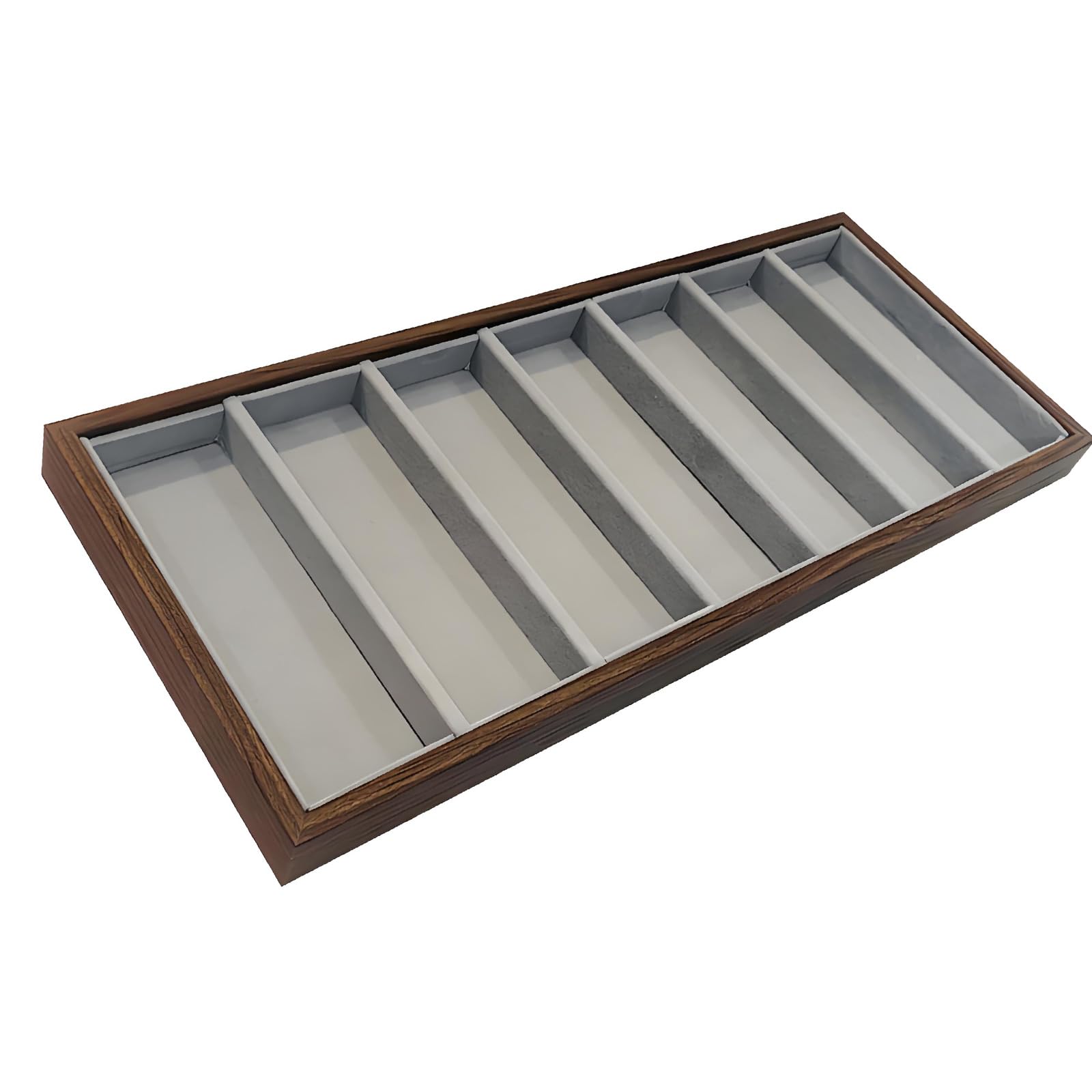 Buxuaaaa Multicolor Stylish Wood Eyeglass Storage Box Featuring Flannel Lining And Spacious Designs Wooden Eyeglass Storage Box