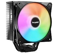 Vista 8 de be quiet! Enfriador de CPU Pure Rock Slim 2 130W TDP Intel1700 1200 1150 1151 1155 AMD4 AMD5 Plata BK030