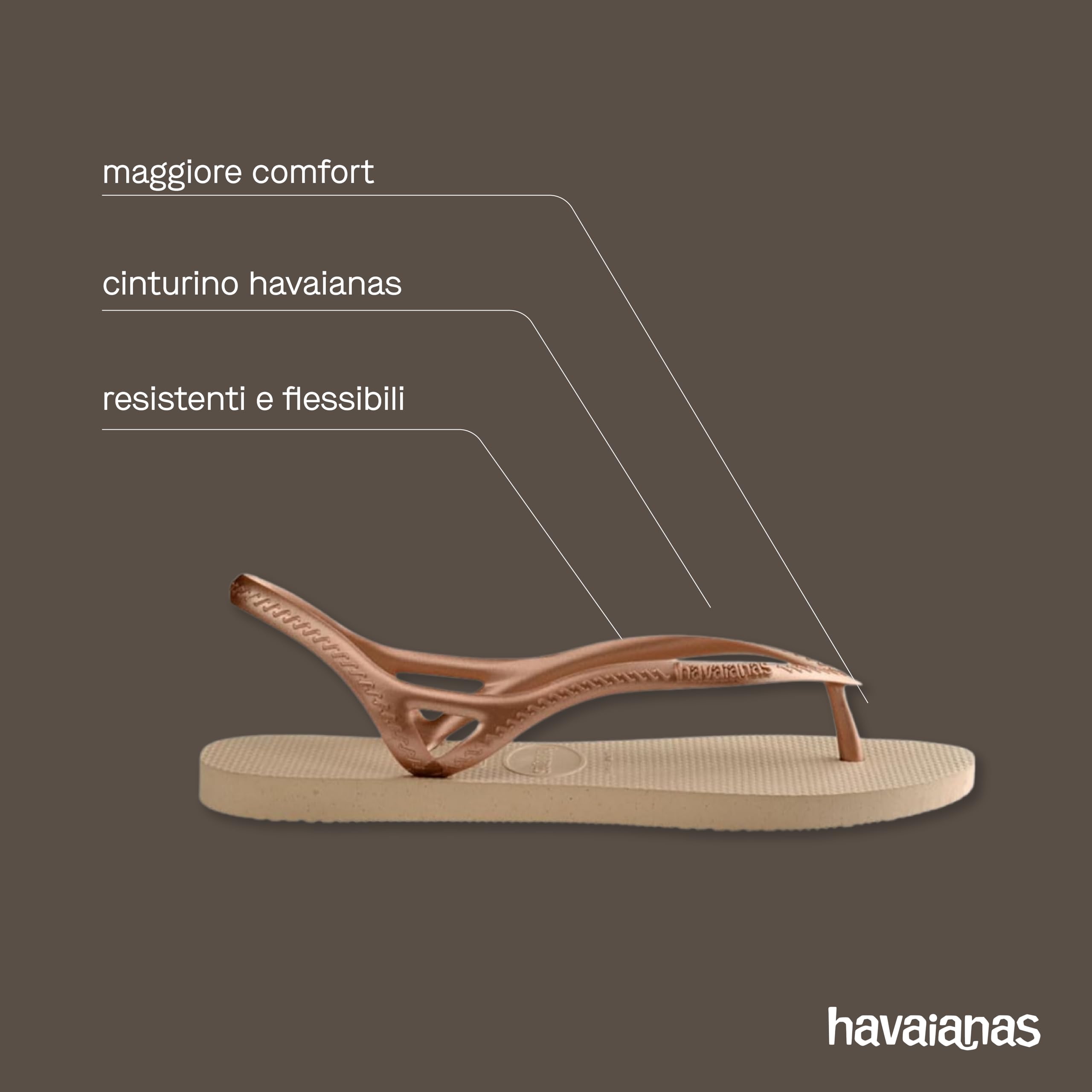 Havaianas - Sunny II, Sandali Comodi E Resistenti, Con Cinturino Sul Tallone, Stabilità, Cinturini Sottili, Per Donna