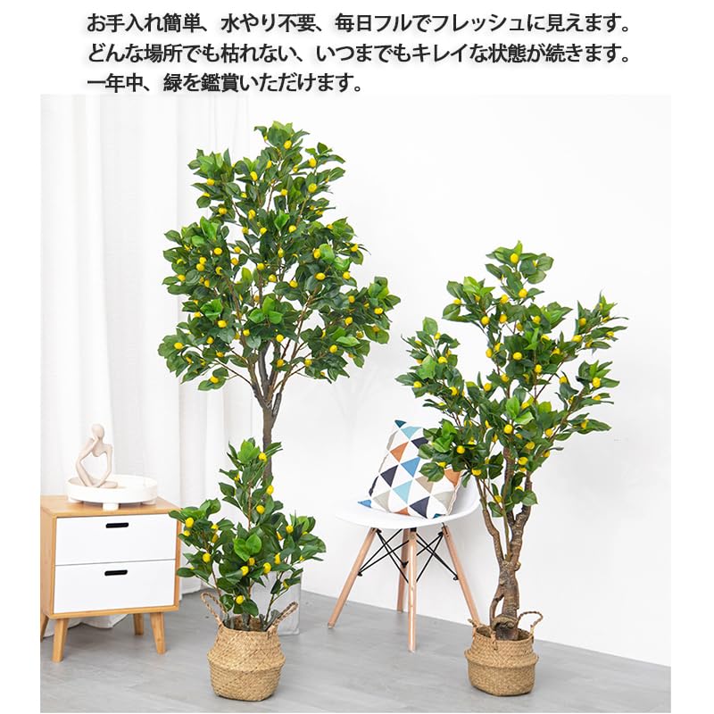 Amazon｜フェイクグリーン 観覧植物 鉢植えの人工木 、高さ70cm/130cm