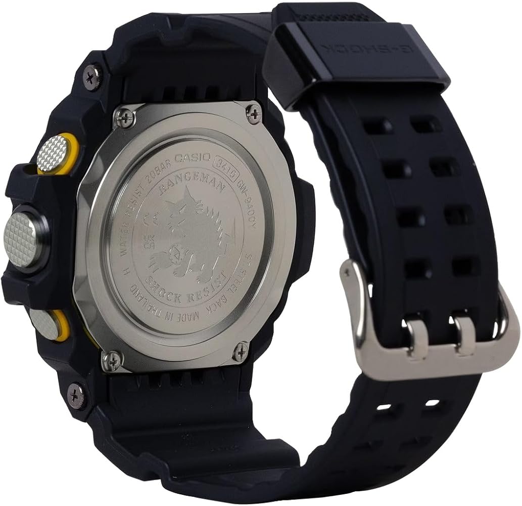 Amazon.com: G-Shock GW9400Y-1 Rangeman Atomic Solar Yellow Black