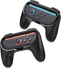 Spigen JoyCon Grip Designed for Nintendo Switch 2 (2025) NS100 Joy Cons Controller Cover, 2 Pack - Black