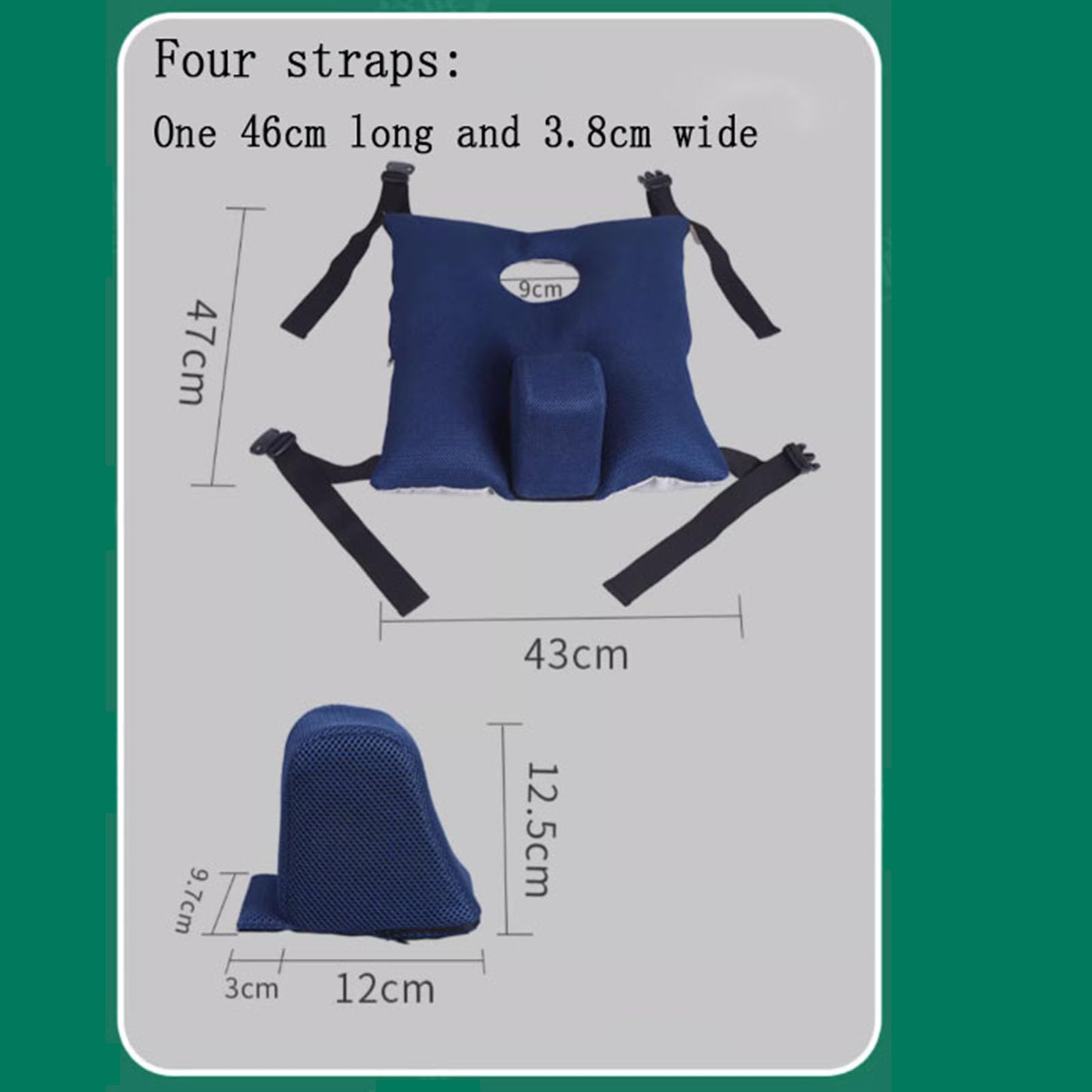 Protector Cojín Antiescaras para Silla De Ruedas, Cojín para Silla De Ruedas, Cojín Antiescaras para Sillón Relax, Prevención De Úlceras De Presión para Silla De Ruedas, Cojín Ortopédico