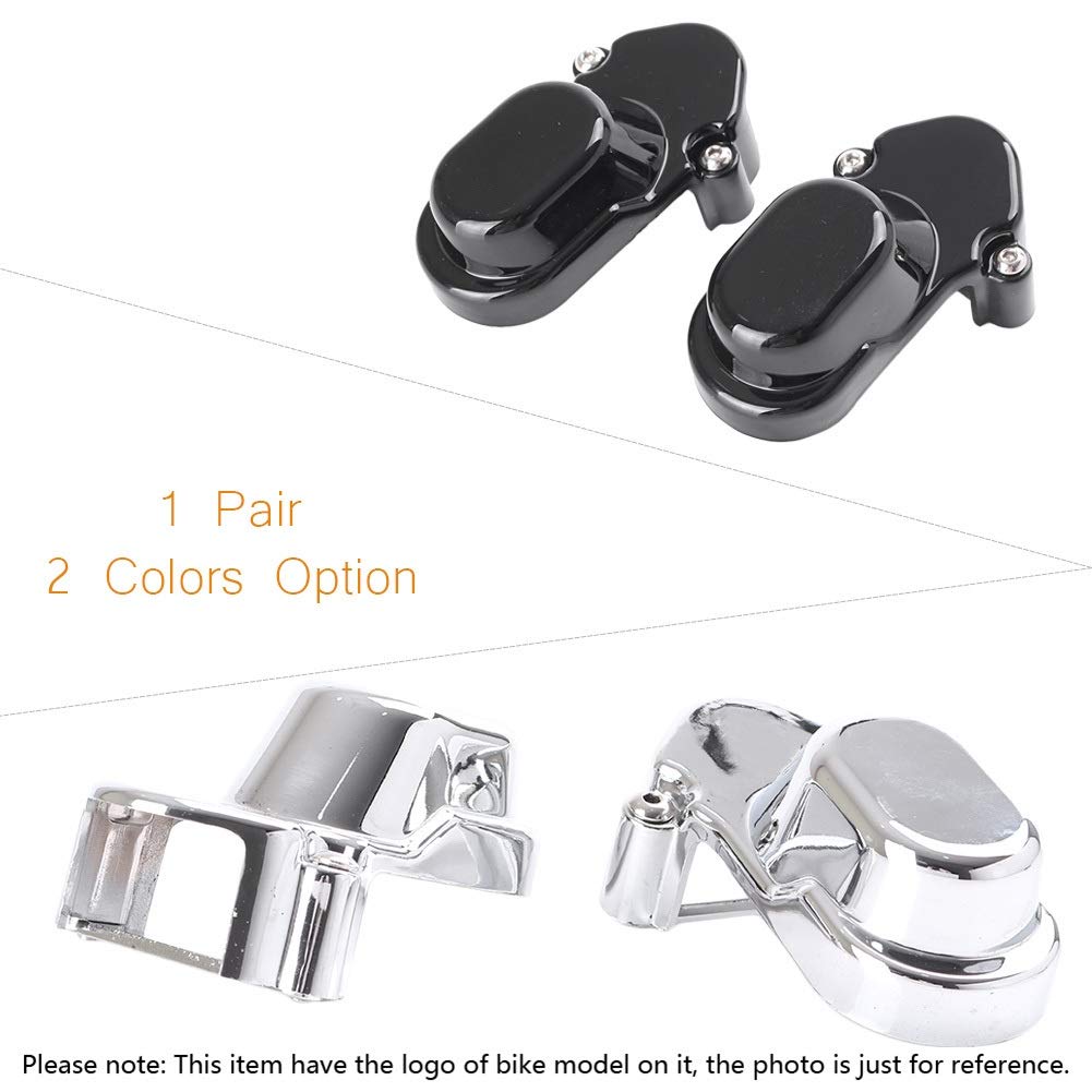 accessori per moto Asse Motociclo Accessori Coperchio posteriore Dado Bullone Caps forma for Harley Davidson Sportster 1200 883 2005-2014 (Color : Black)