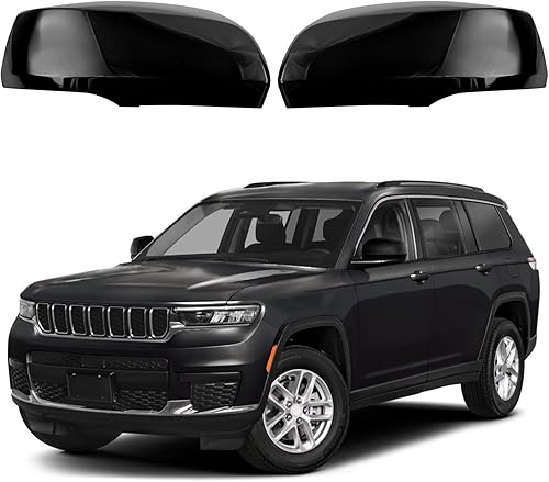 Miniatura 9 de Funda de repuesto directa negra brillante para Jeep Grand Cherokee 2011-2022 y Dodge Durango 2011-2025, estilo de reemplazo directo, no estilo