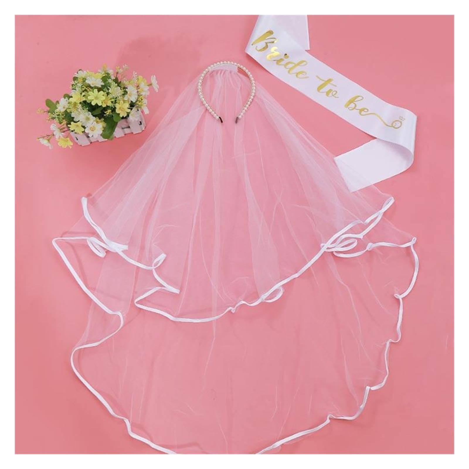 velo de novia Velo de novia diadema con perlas y tirantes grabados en oro