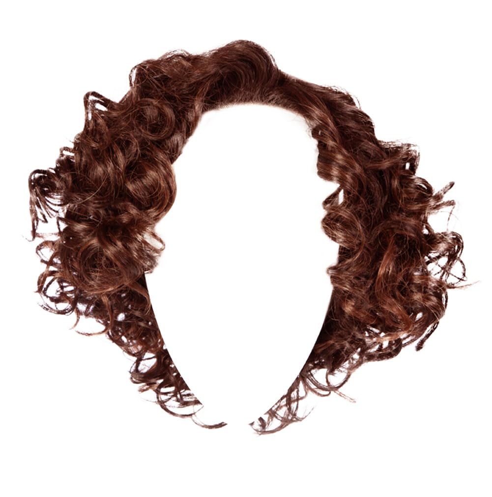 Kim Kimble Tierra Wig With Chin-Length Layered Spiral Curls by Hairuwear, Average Cap, MC30/130SS Cherry Cola