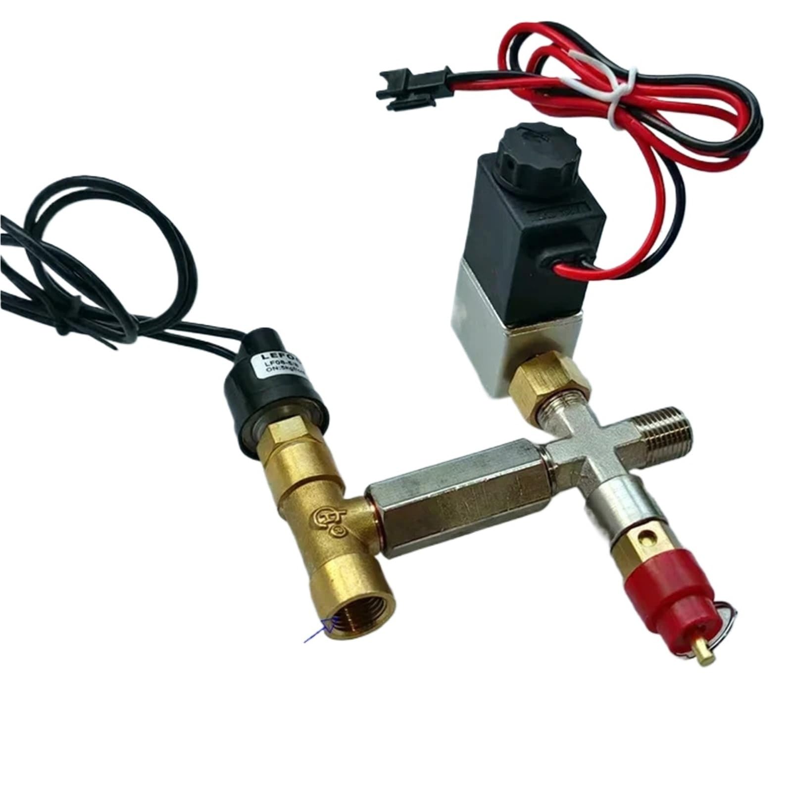 Belovek One Color Automatic Start And Stop Components Of Air Compressor Dc 12V24v36 Volt 48 Solenoid Valve Normally Open Pressure Relief