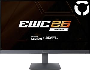Lenovo LOQ 27Q-10- Monitor Gaming FHD 27″ (IPS, Tasa de Refresco 180 Hz, 0.5 ms MPRT, 16:9, HDMI 2.1 + DP 1.4, VESA Adaptive Sync, AMD FreeSync, Soporte Inclinable) – Gris Luna