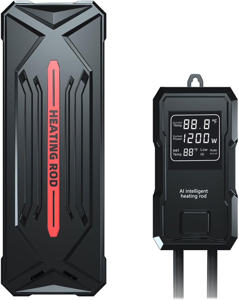 Aquarium Heater,1200W Fish Tank Heater for Saltwater and Freshwater,Intelligent Titanium Submersible Heater with Leaving Water Power Off Protection,for 300 Gallon Fish Tank