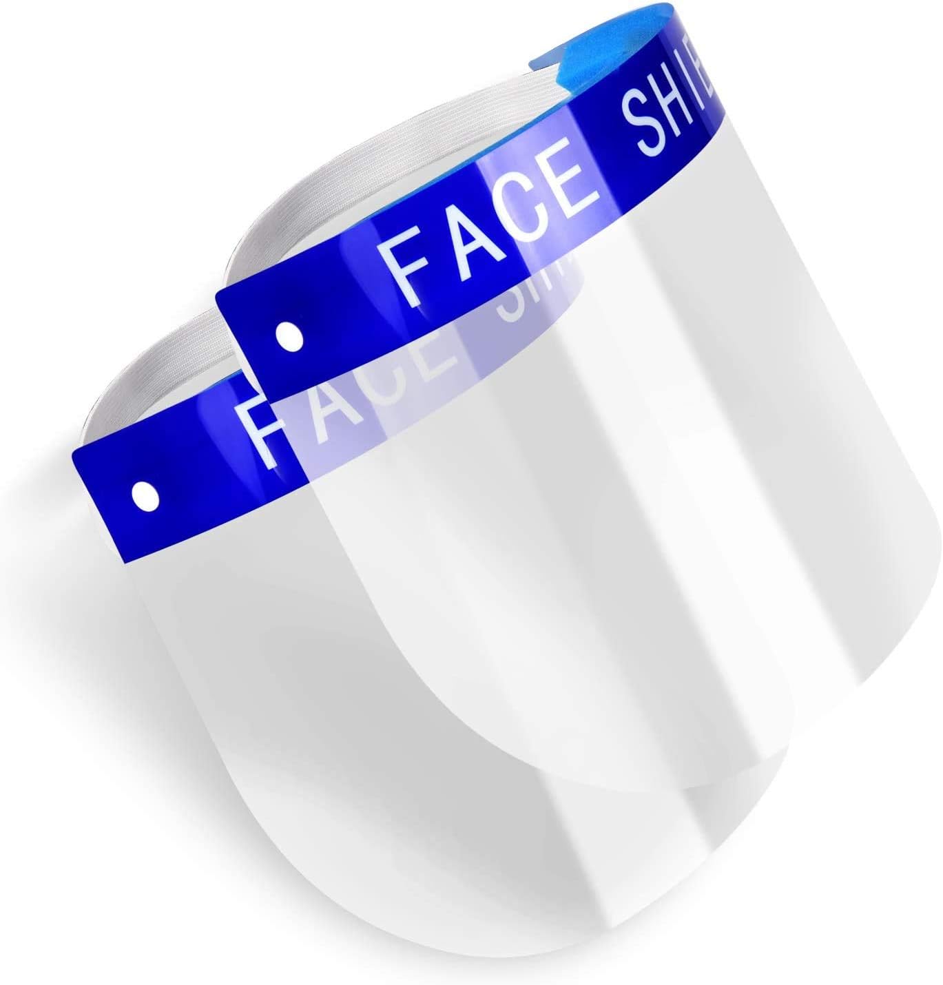 Cheapest 🛒 Homasen Safety Face Shield 2 Pack, All-Round Protection Cap with Clear Wide Visor Spitting Anti-Fog Lens, Lightweight Transparent Shield with Adjustable Elastic Band colors may vary (SPGMASK-2) Exclusive Discount 60% Price Homasen Safety Face Shield 2 Pack, All-Round Protection Cap with Clear Wide Visor Spitting Anti-Fog Lens, Lightweight Transparent Shield with Adjustable Elastic Band colors may vary (SPGMASK-2)