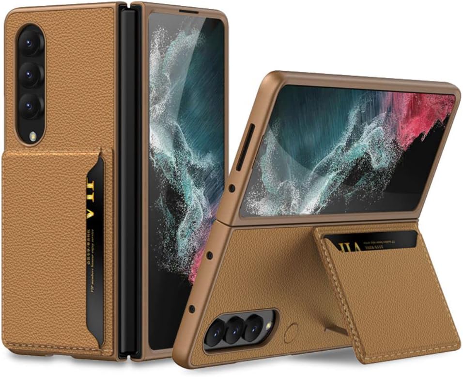 FYTON Galaxy Fold 4 Case with Stand, Z Fold 4 Wallet Case with