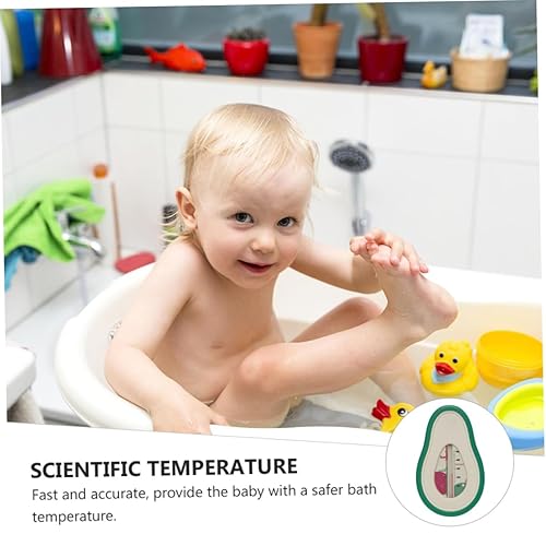 Miniatura 6 de BESPORTBLE Floating Avocado Bath Thermometer for Babies Accurate Water Temperature Monitor for Bathtub Safe and Fun Bathing Experience for Infants