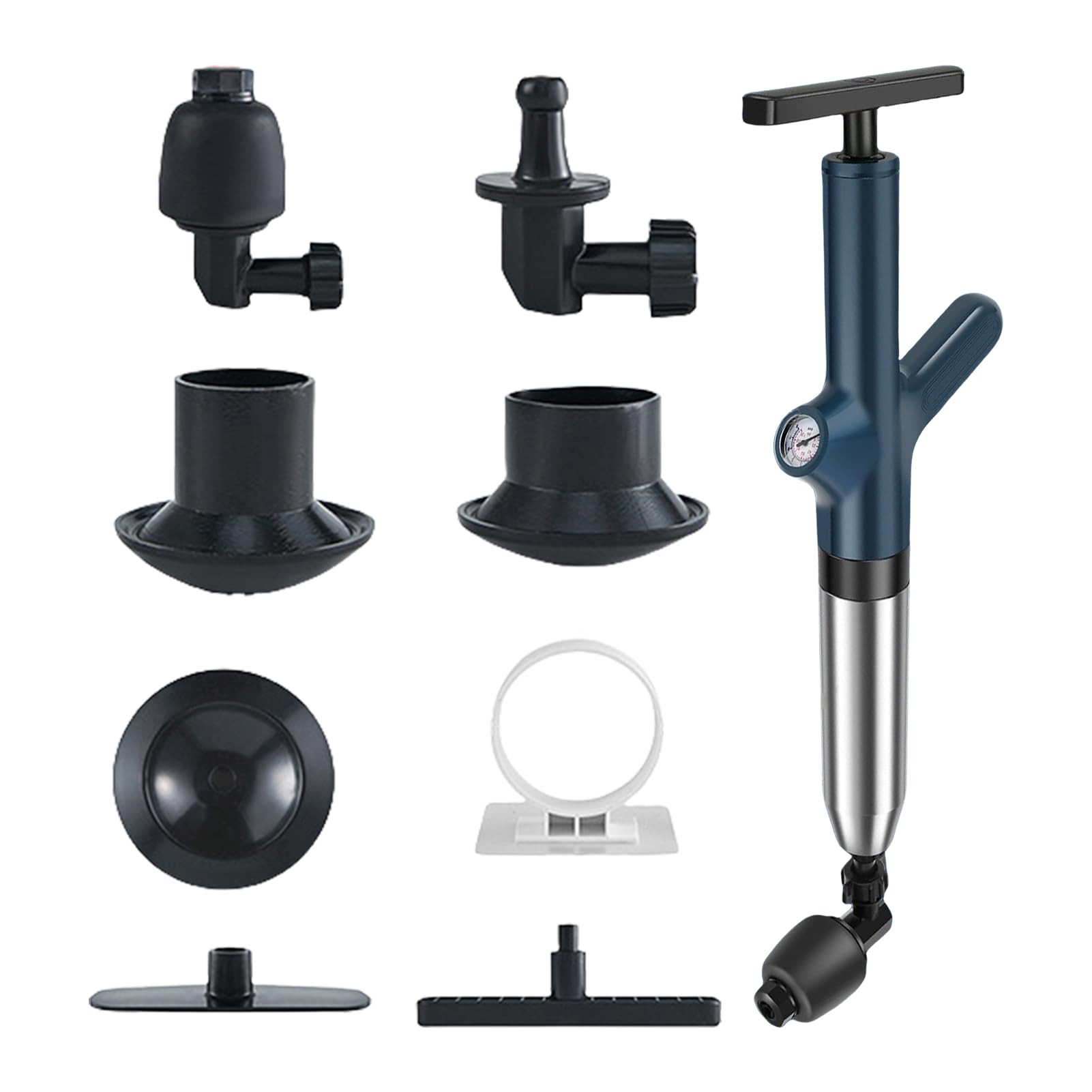 Air Plunger for Toilet,High Pressure Bathroom Plungers - Toilet Declogger, Air Plunger Drain Clog Remover, Clogged Toilet Solutions for Kitchen Sink