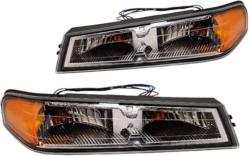 Miniatura 5 de KarParts360 Para 2004 05 06 07 2008 Chevy Colorado Parkluz de señal Asamblea lado del pasajero con bombillas sustituye GM2521192