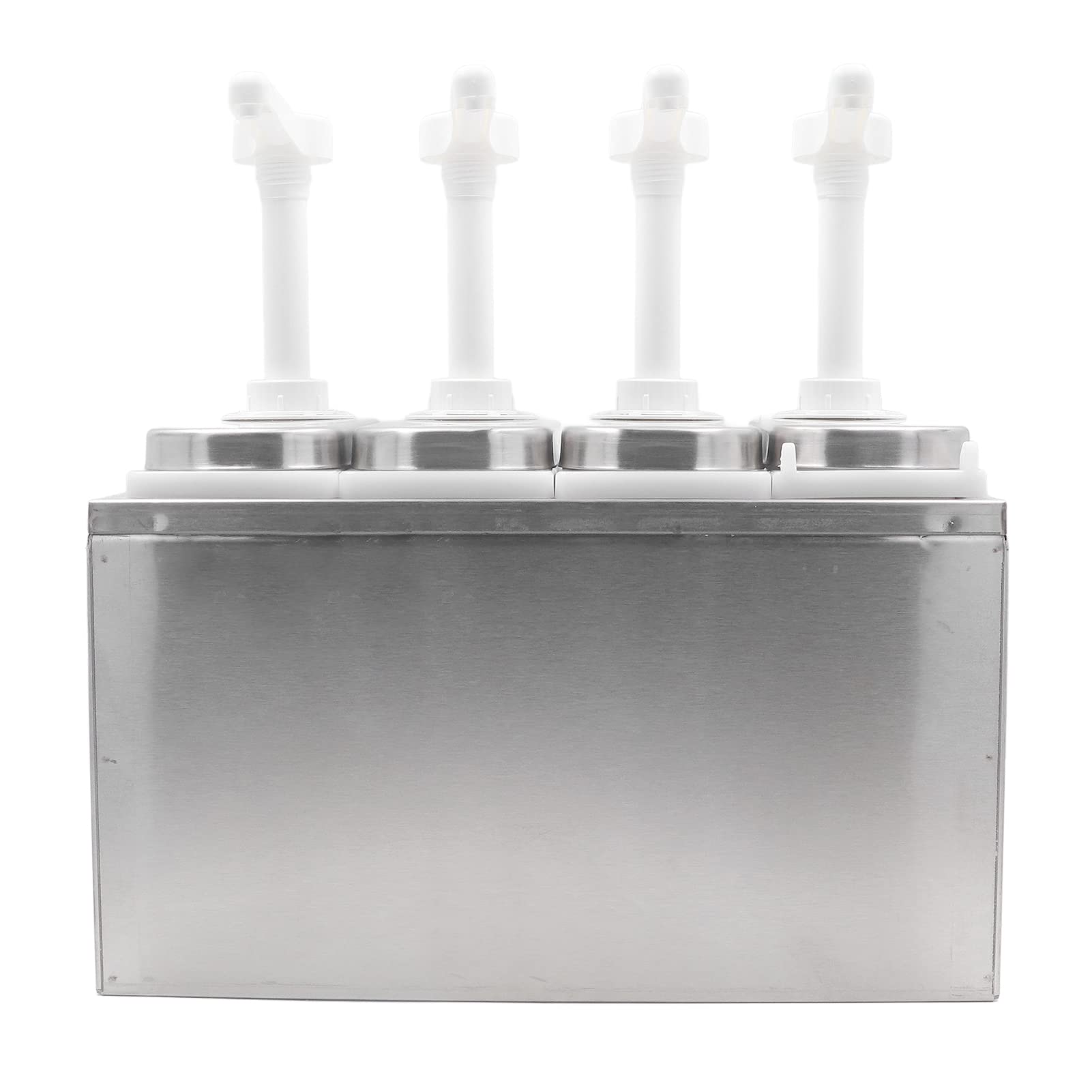 Dispenser per Ketchup, Dispenser per Burro di Popcorn, Pompa per Ketchup con Serbatoio Rimovibile, 1 Litro, in Acciaio Inossidabile per Uso Alimentare, per Ketchup, Condimenti