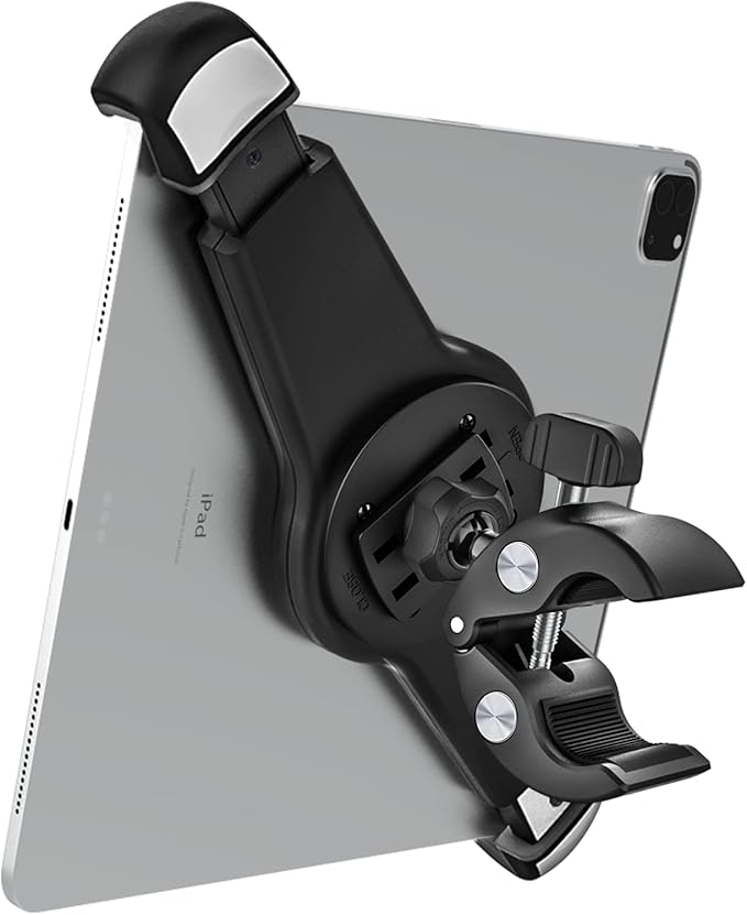 Spin Bike Large Tablet Mount, woleyi iPad Mic Stand