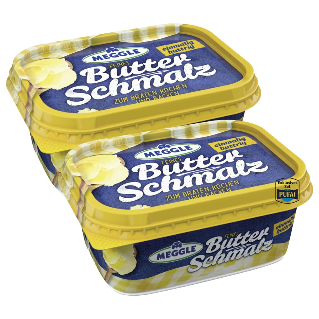 Butterschmalz – Feines Reines Butterfett – 250 g – Ideal zum Braten & Kochen, 2er